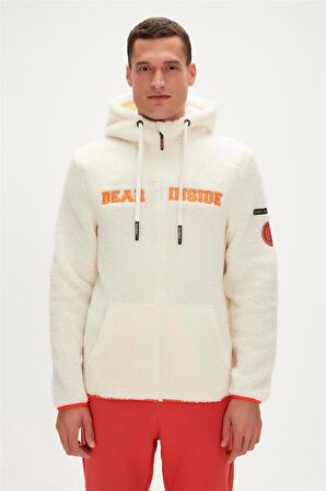Bad Bear 23.02.29.006-Fw Shaggy Full-Zıp Plush Jacket Erkek Peluş Sweat Mont