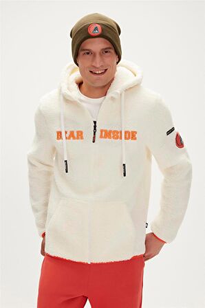 Bad Bear 23.02.29.006-Fw Shaggy Full-Zıp Plush Jacket Erkek Peluş Sweat Mont