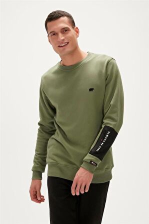 Be Cool Crewneck Thyme Baskılı Erkek Sweatshirt