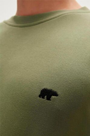 Be Cool Crewneck Thyme Baskılı Erkek Sweatshirt