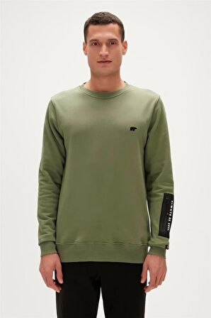 Be Cool Crewneck Thyme Baskılı Erkek Sweatshirt