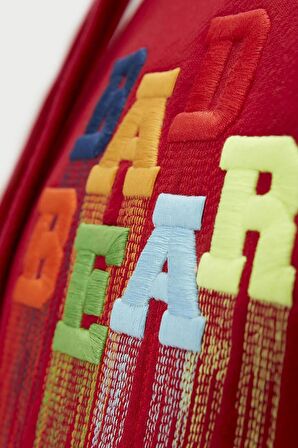 Rainbow Hoodie Crimson-Red Kırmızı Kapüşonlu Erkek Sweatshirt