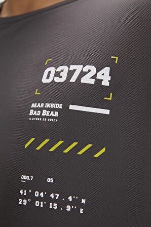 Jesse Asfalt Baskılı Erkek Tişört