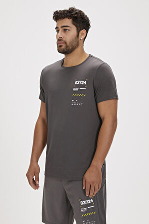 Jesse Asfalt Baskılı Erkek Tişört