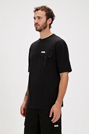 Clifford Siyah Baskılı Erkek Tişört