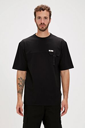 Clifford Siyah Baskılı Erkek Tişört