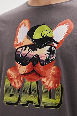 Spark Asfalt Baskılı Erkek Tişört