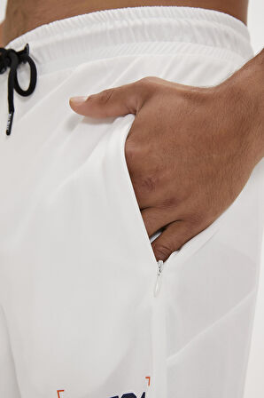 Diego Beyaz Erkek Şort