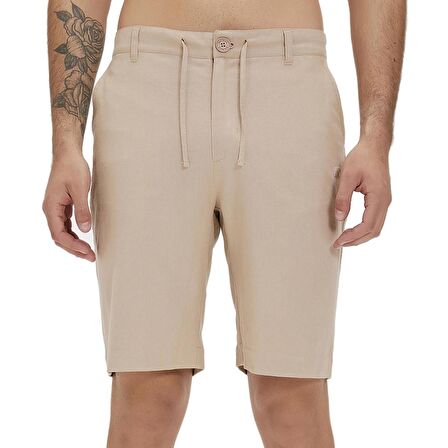 Lyne Bej Yandan Cepli Erkek Şort