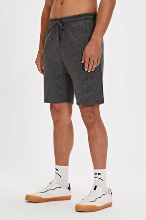 Homer Koyu Gri Erkek Şort