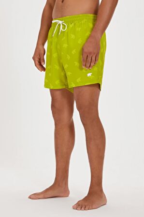 Chameleon Suda Renk Değiştiren Yeşil Erkek Deniz Şortu