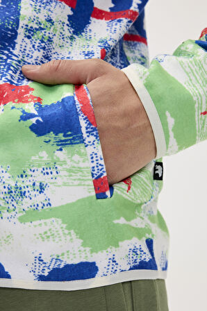 Drew Beyaz Erkek Polar Sweatshirt