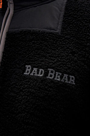 Galvin Siyah Erkek Full-Zip Polar Sweatshirt