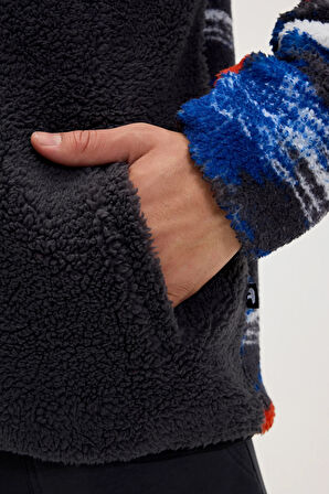 Vernon Asfalt Erkek Full-Zip Polar Sweatshirt