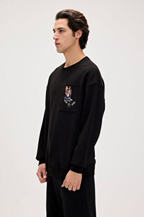 Bad Bear 24.02.12.015 Javed Crewneck Erkek Sweatshirt