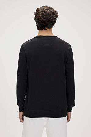 Bad Bear CAEN CREWNECK / NIGHT Siyah Erkek Sweat/Sweatshirt