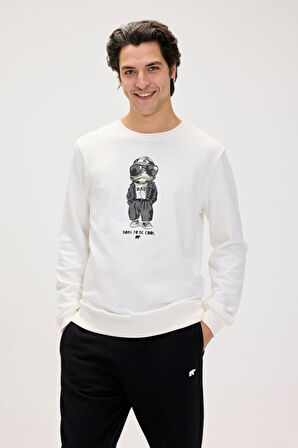 Bad Bear 24.02.12.019 Gator Crewneck Erkek Sweatshirt