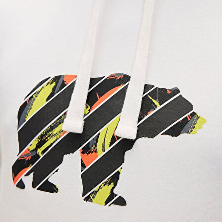 Bad Bear 24.02.12.024 Mono Hoodie Sweatshirt Beyaz