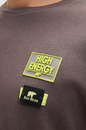 Alfeo Asfalt Erkek Baskılı Tişört