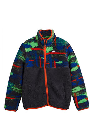 Vernon Asfalt Çocuk Full-Zip Polar Sweatshirt