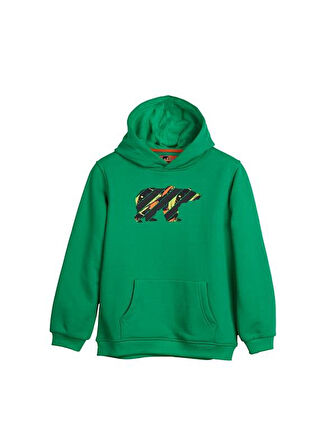 Bad Bear Mono Hoodie JR Green Erkek Çocuk Yeşil Kapüşonlu Sweatshirt