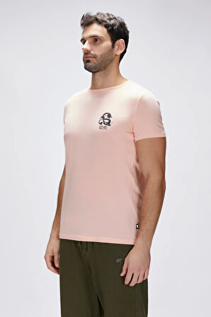 Draco Pembe Erkek Baskılı Tişört