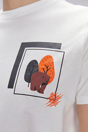 Bad Bear Bain Siyah Erkek Baskılı Tişört