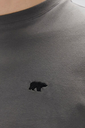 Bad Bear Damon Antrasit Erkek Oversize Tişört