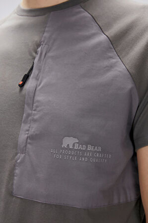 Simon Antrasit Erkek Baskılı Tişört