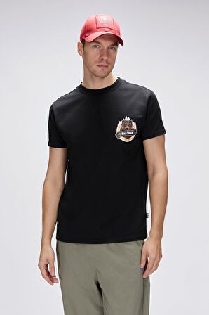 Bad Bear Flint Siyah Erkek Baskılı Tişört