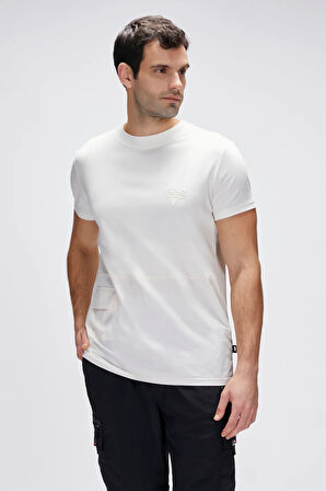Judson Beyaz Erkek Tişört