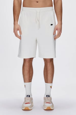 Gian Sweatshorts Beyaz Erkek Şort