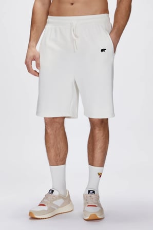 Gian Sweatshorts Beyaz Erkek Şort