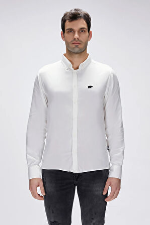 Fred Beyaz Erkek Gömlek