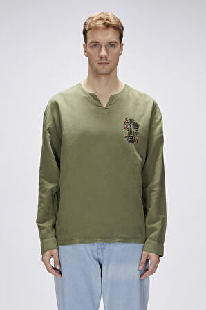 Loyd Haki Erkek Gömlek