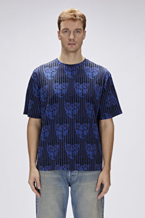 Breet Siyah Erkek Oversize Tişört