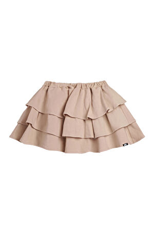 Frill Pembe Kız Çocuk Etek