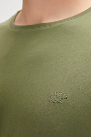 Bad Bear Solid Yeşil Basic Erkek Tişört