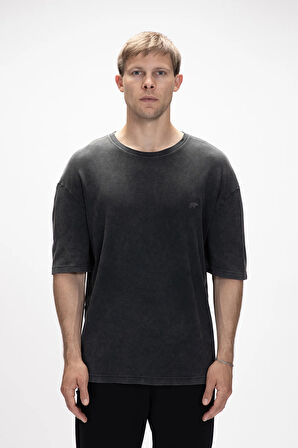 Wild Siyah Baskılı Erkek T-Shirt