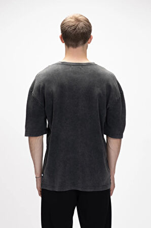 Wild Siyah Baskılı Erkek T-Shirt