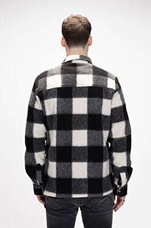 Torres Si̇yah Erkek Oduncu Gömlek