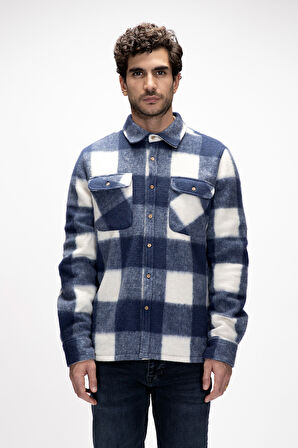 Torres Laci̇vert Erkek Oduncu Gömlek