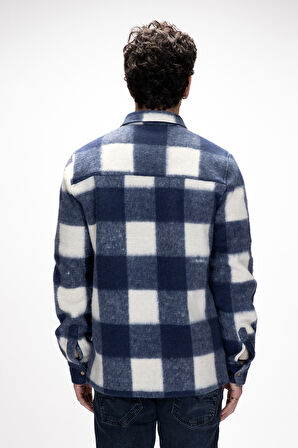 Torres Laci̇vert Erkek Oduncu Gömlek