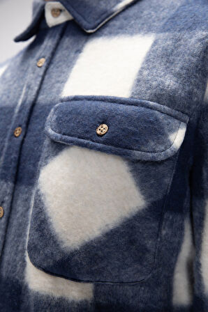 Torres Laci̇vert Erkek Oduncu Gömlek