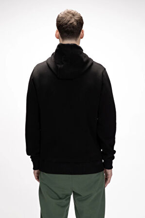 Sea Si̇yah Kapüşonlu Erkek Sweatshirt