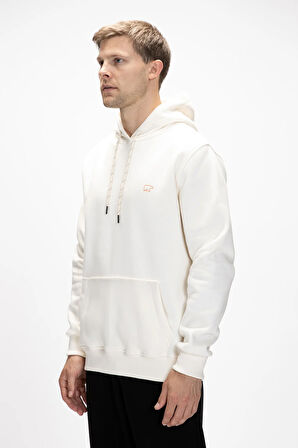 Sea Marshmallow Kapüşonlu Erkek Sweatshirt