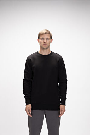 Bad  Bear Corner Crewneck Erkek Sweatshirt Siyah