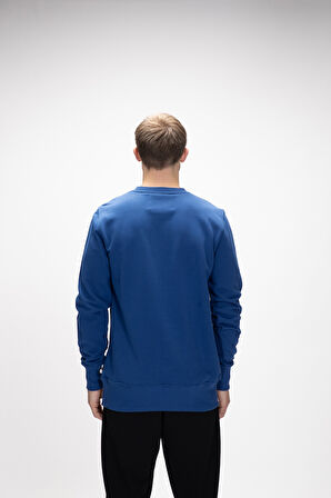 Bad  Bear Corner Crewneck Erkek Sweatshirt Mavi