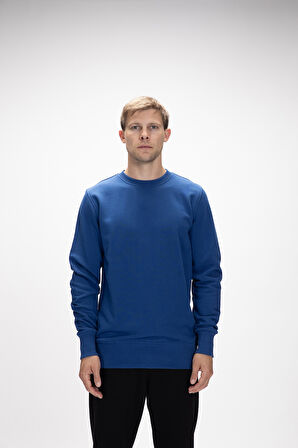 Bad  Bear Corner Crewneck Erkek Sweatshirt Mavi