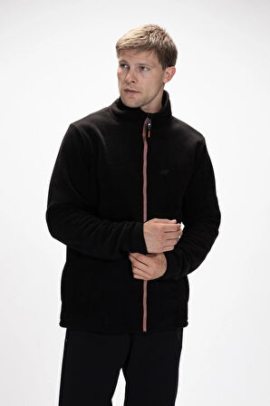 Sky Si̇yah Fermuarlı Erkek Polar